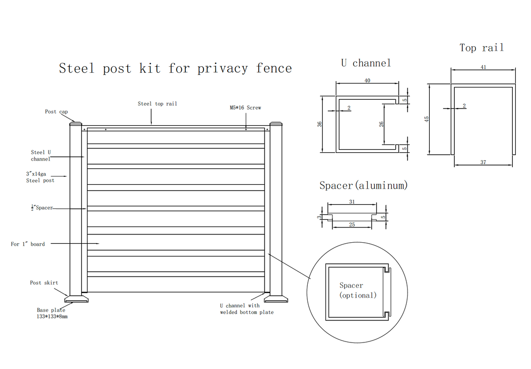 Privacy Slat Panels