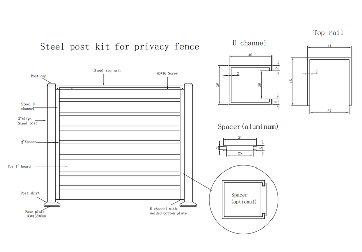 Privacy Slat Panels