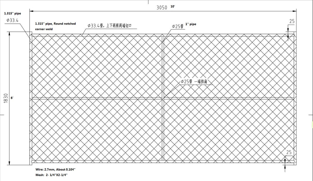 Temporary Chain Link Panels & Stands