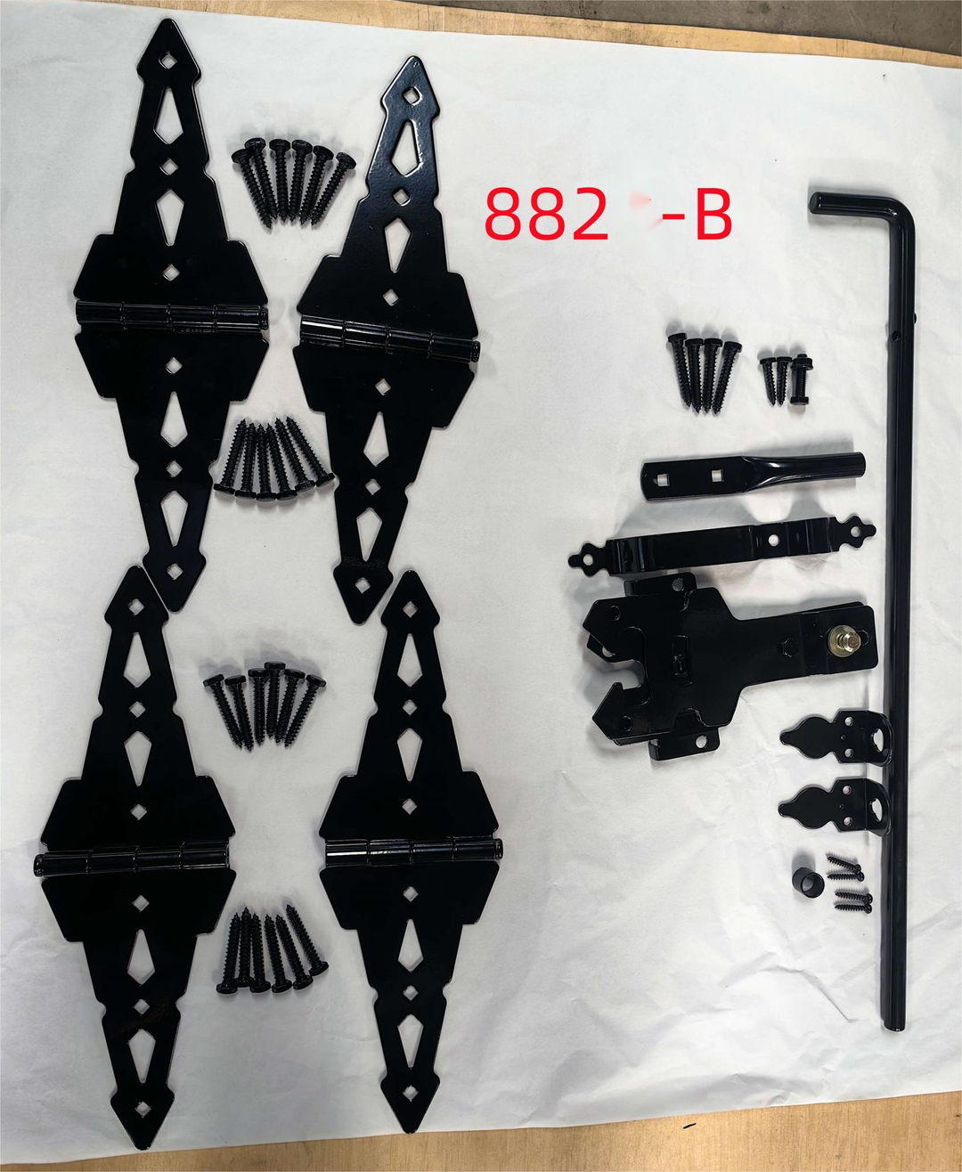 Double Drive Wood Gate Set