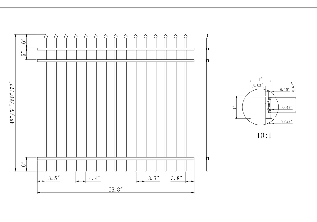 Aluminum Panels & Gates