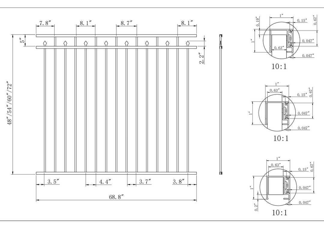 Aluminum Panels & Gates