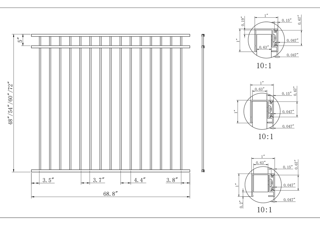 Aluminum Panels & Gates