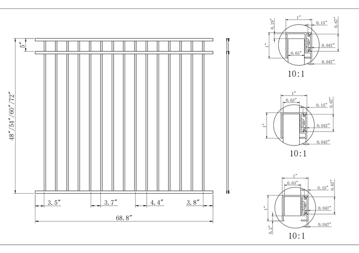 Aluminum Panels & Gates