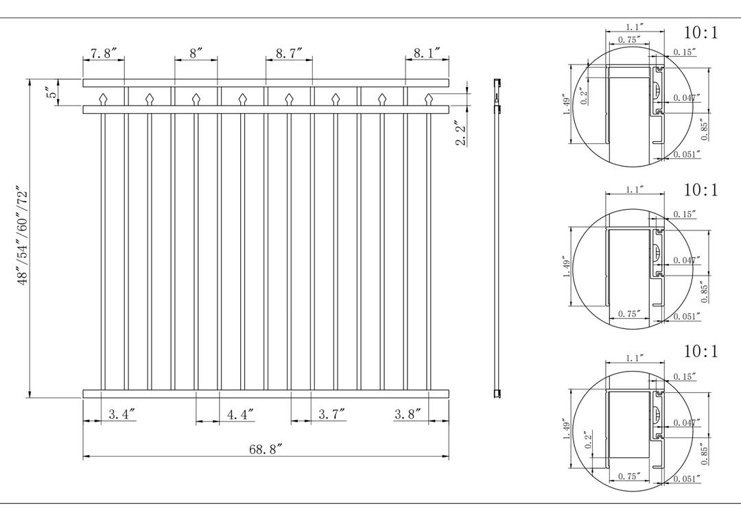 Aluminum Panels & Gates
