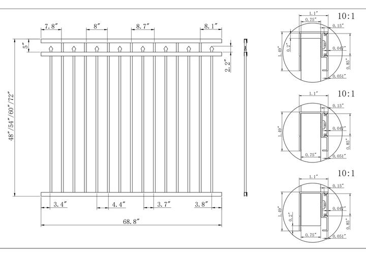 Aluminum Panels & Gates